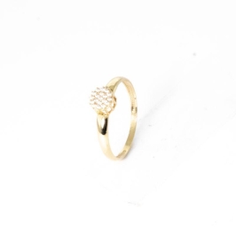 ANEL CHUVEIRINHO OURO 18K