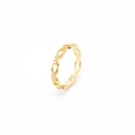 ANEL ELOS INSPIRED BOTTEGA OURO AMARELO