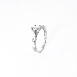 ANEL SOLITÁRIO PANDORA PRATA 925