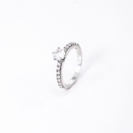 ANEL SOLITÁRIO PRINCESS 5MM