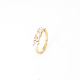 ANEL ZARA CORAÇÃO OURO AMARELO