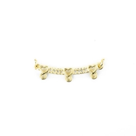 CANGA TRIO P COM 3 CORÇÕES E 6 ZIRCÔNIAS