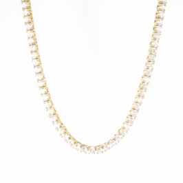 COLAR RIVIERA 4MM OURO AMARELO