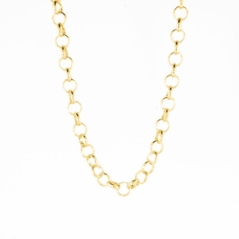 CORRENTE PORTUGUESA COM FECHO GRANDE 45CM