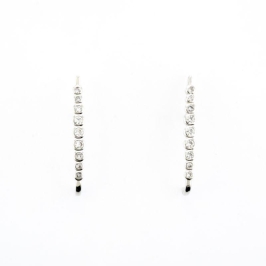 EARHOOK DELICAT ZIRCÔNIA OURO BRANCO