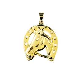 PINGENTE CAVALO E FERRADURA G 35MM
