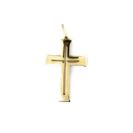 PINGENTE CRUCIFIXO VAZADO 18K