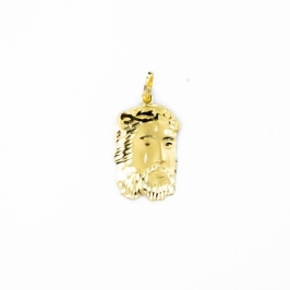 PINGENTE JESUS CRISTO DIAMANTADO 2,75CM OURO 18K
