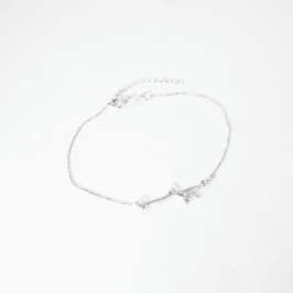 PULSEIRA FÉ 19CM E 5 DE EXTENSOR PRATA 925