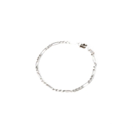 PULSEIRA INFANTIL 1/1 PRATA 925 14CM