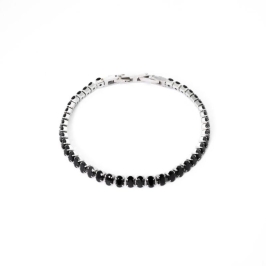 PULSEIRA RIVIERA BLACK  20,5 CM