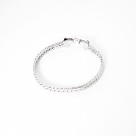 PULSEIRA SERPENT CHAIN ICONIC OURO BRANCO