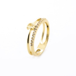 ANEL LETRA DUPLO CRAV.