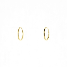 ARGOLA CLASSIC LISA G OURO 18K