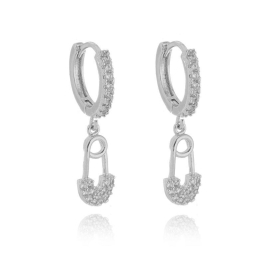 ARGOLINHA CLIP SHINE OURO BRANCO