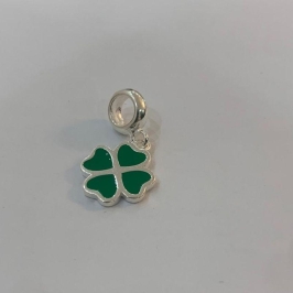 BERLOQUE TREVO 4 FOLHAS  PRATA 925