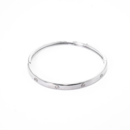 BRACELETE CARTIER OURO BRANCO