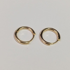 BRINCO ARGOLA LISA G MODELO 3MM