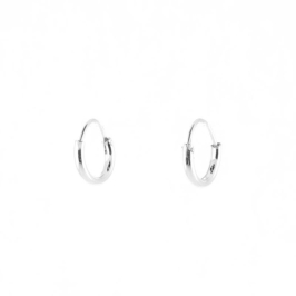 BRINCO ARGOLA LISA MODELO 1 P PRATA 925