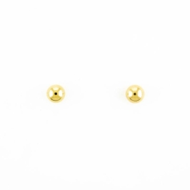 BRINCO BOLA 6MM OURO 18K