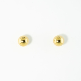 BRINCO BOLA TAMANHO M OURO AMARELO