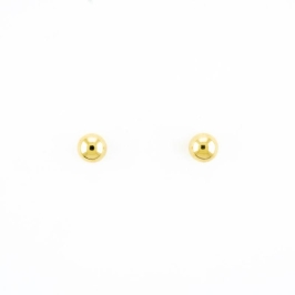 BRINCO BOLINHA 7MM OURO 18K