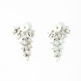 BRINCO FESTA PEROLA RAIO COM ZIRCONIAS