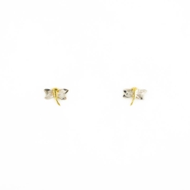 BRINCO LIBELULA TAMANHO P OURO 18K