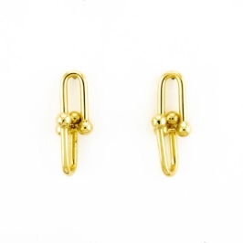 BRINCO TIFFANY TAMANHO G OURO 18K