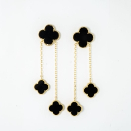 BRINCO TREVO ONIX PÊNDULOS TREVO