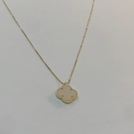 COLAR MADREPÉROLA NA VENEZIANA SEMIJOIA