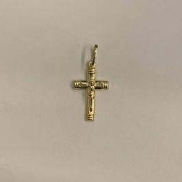 PINGENTE CRUCIFIXO OURO 18K