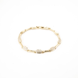 PULSEIRA ELOS FINOS CRAVEJADOS