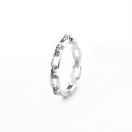 ANEL ELOS INSPIRED BOTTEGA OURO BRANCO