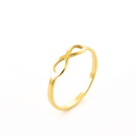 ANEL INFINITO LISO SEMIJOIA