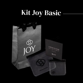 KIT JOY BASIC - 5 SACOLAS JOY - 5 CERTIFICADOS DE GARANTIA - 2 ZIP LOCK G - 3ZIP LOCK P -1 PAPELARIA INFORMATIVO
