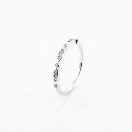 ANEL APARADOR CRAVEJADO BANHADO NO OURO BRANCO