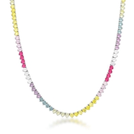 COLAR RIVIERA COLORS RAINBOW 42CM+3CM