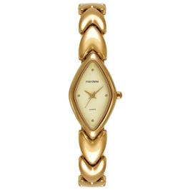 Relógio Feminino Mondaine Dourado Metal Oval Elegante