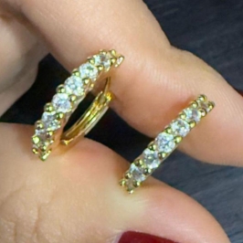 ARGOLA CRAVEJADA LUX PP