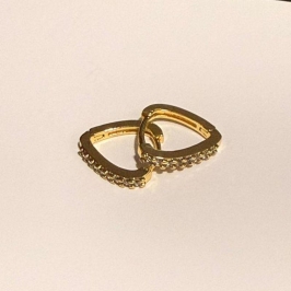 ARGOLA CRAVEJADA M FORMATO V