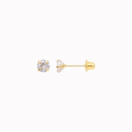 BRINCO PONTO DE LUZ 2,5 MM OURO 18K