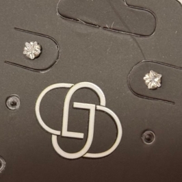 BRINCO PONTO DE LUZ 2.5MM ESTRELA PRATA 925