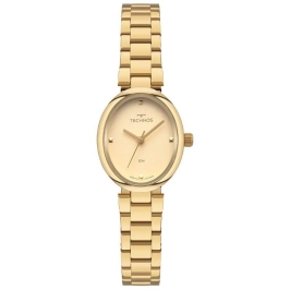 Relógio Technos Feminino Mini Maquina Japonesa Dourado
