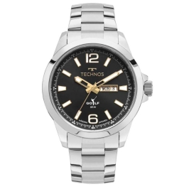 Relógio Technos Masculino Golf Ouro Branco