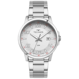 Relógio Technos Masculino Racer Prata