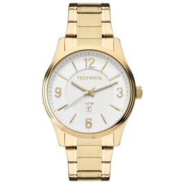 Relógio Technos Masculino Steel Dourado