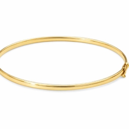 BRACELETE LISO 2,70MM OURO 18K