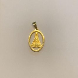 PINGENTE NOSSA SENHORA VAZADO SEMIJOIA