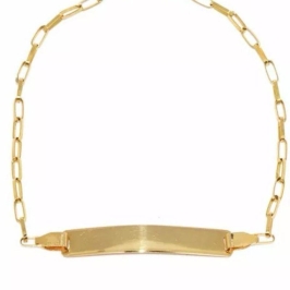 PULSEIRA INFANTIL CARTIER 15CM OURO 18K